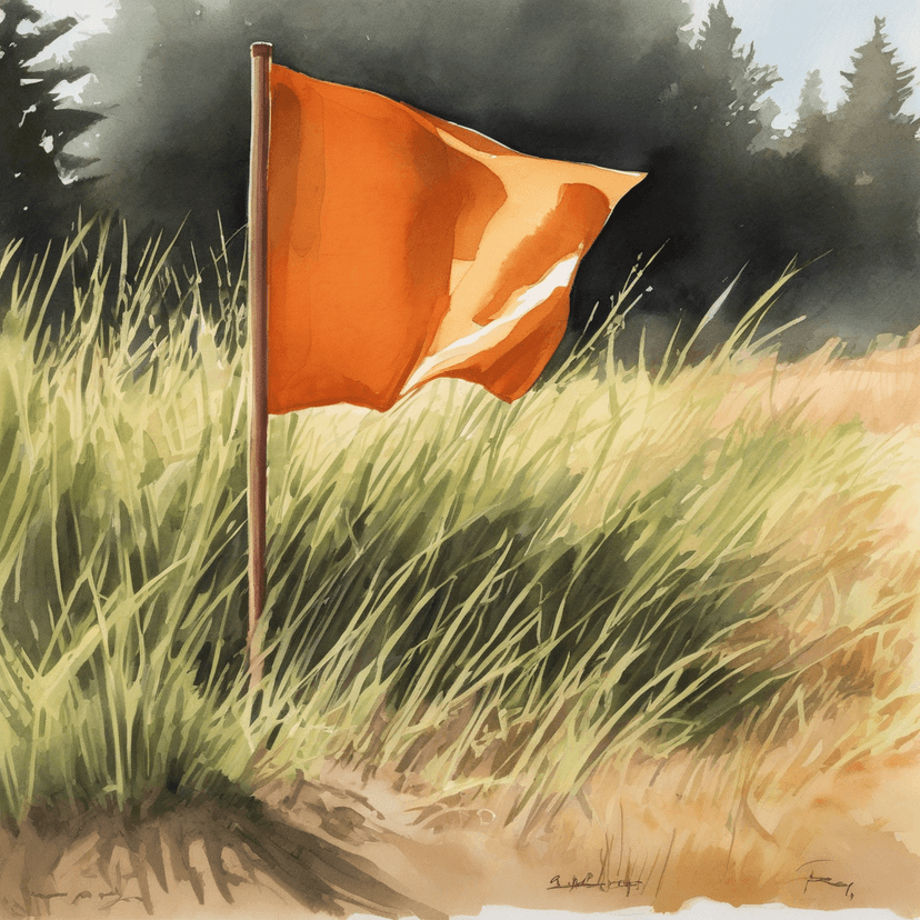 Riverside Park Flag, 4:17 PM